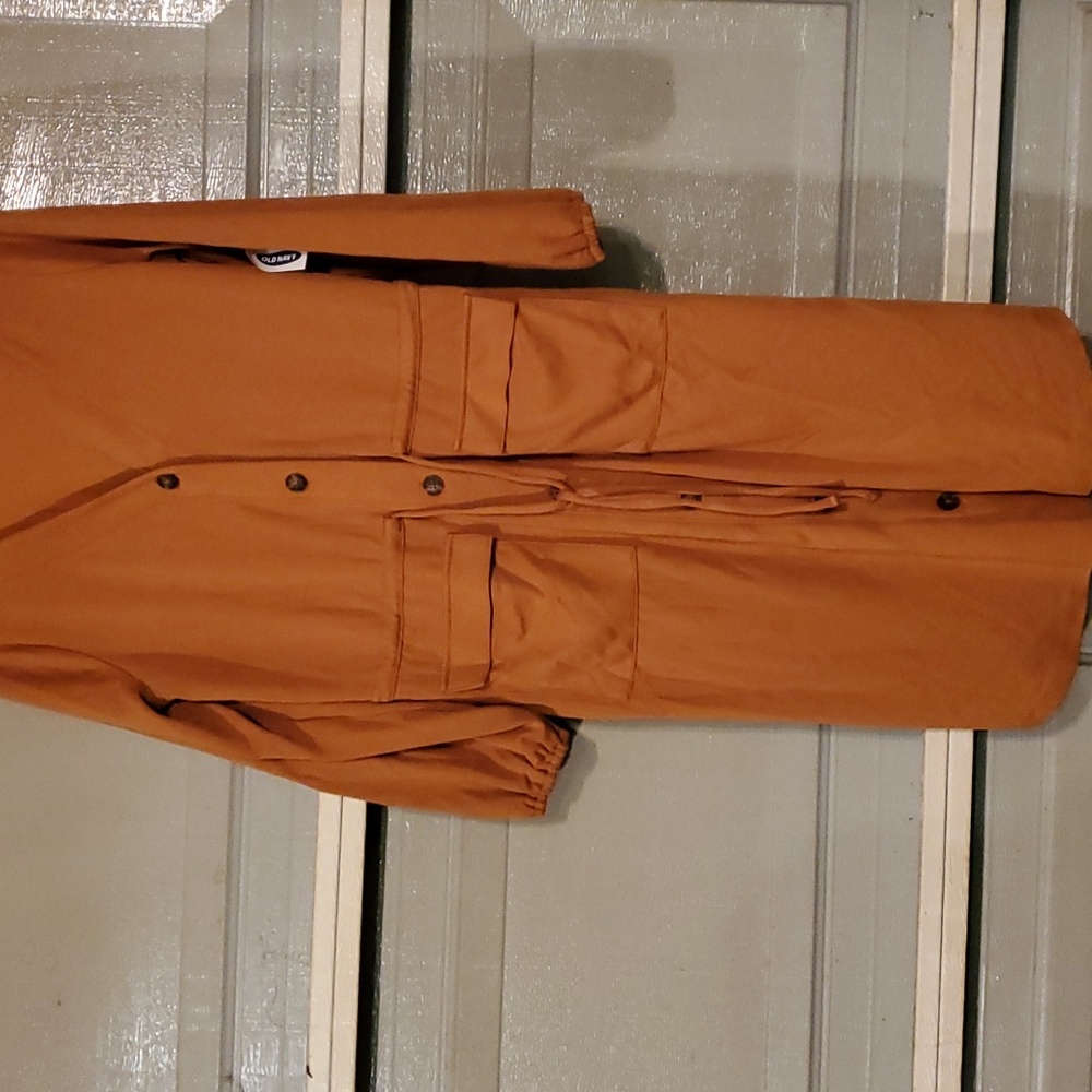 Never worn M Orange Old Navy Dress